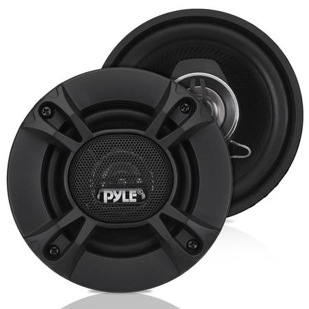 PYLE One Pair 4" Twoway Coaxial Loud Audio PL412BK